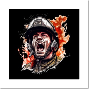 Firefighter Pride Apparel Collection Posters and Art